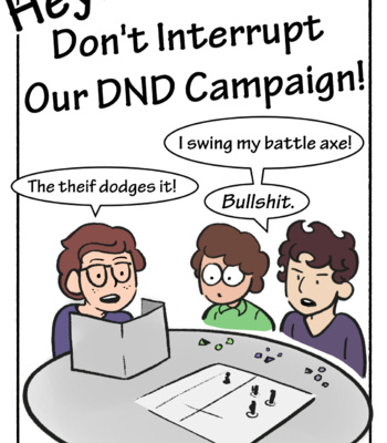 Porn Comics - Mom! Don’t Interrupt Our DnD Campaign!